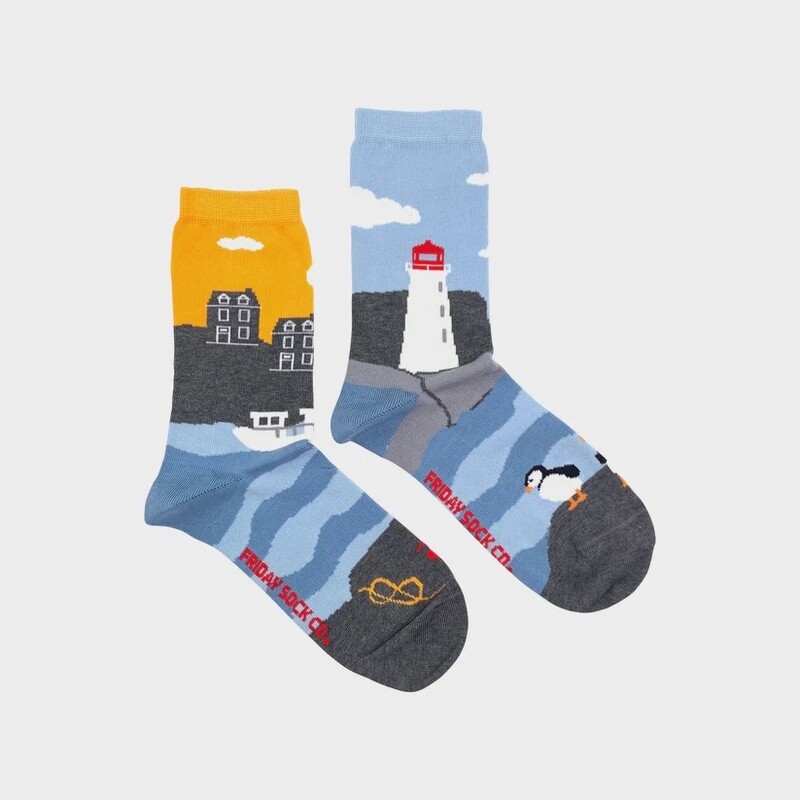 Women&#39;s East Coast Canadian Landscape Socks