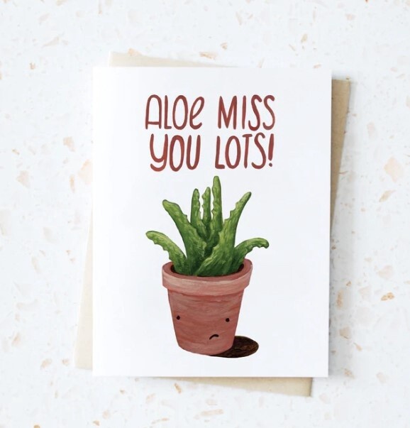Aloe Miss You Lots! Card