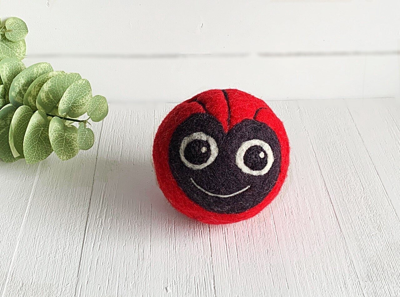 Wool Dryer Balls (Character), Design: Ladybug