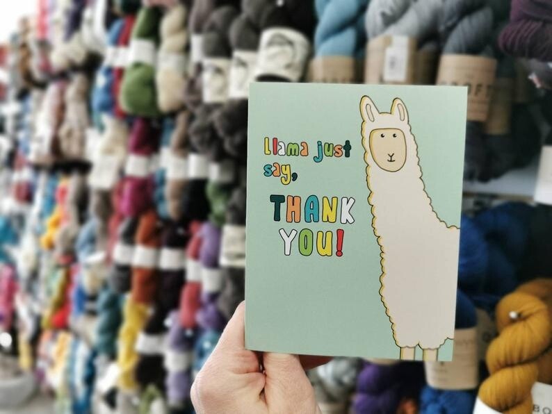 Llama Thanks