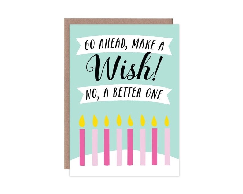 Make A Wish Birthday Card