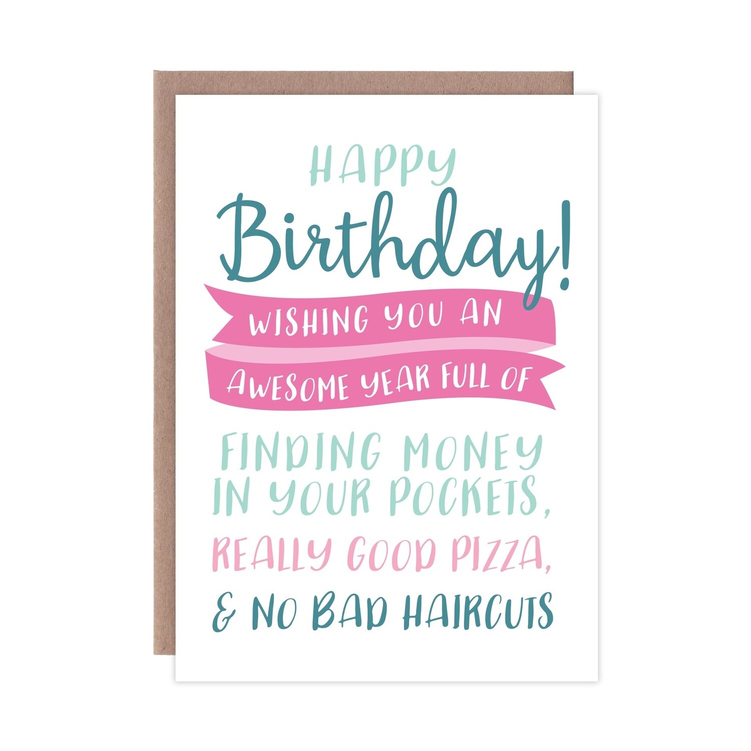 Wishing You An Awesome Year Birthday Card