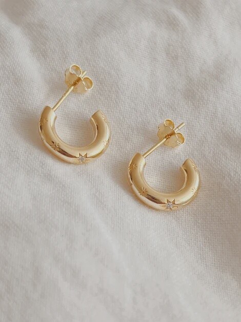 Constellation Hoop Earrings