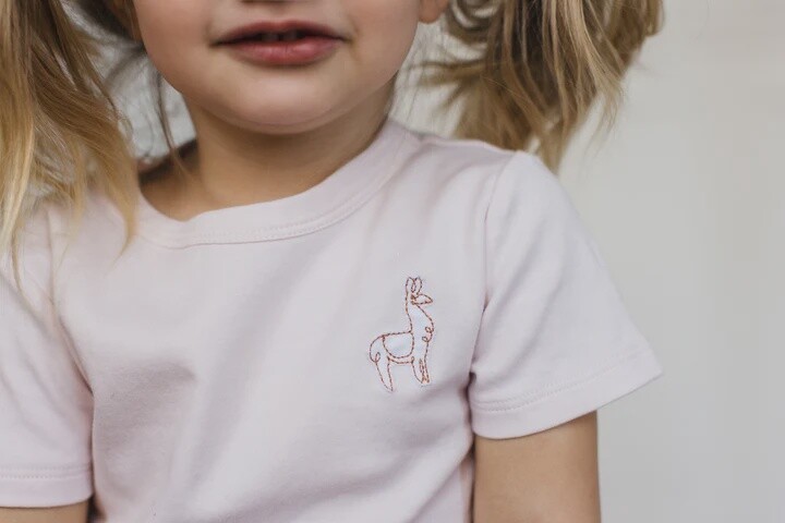 ORGANIC PIMA COTTON LLAMA TEE