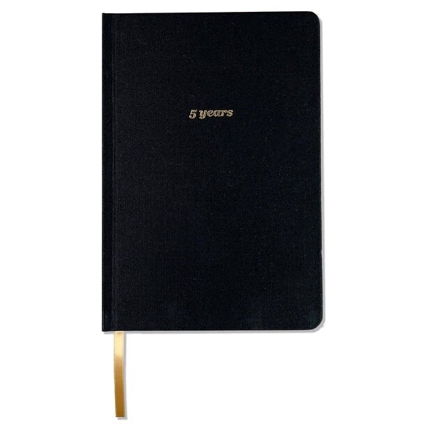5 YEAR JOURNAL // BLACK