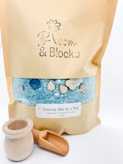 Rainy skies sensory bag