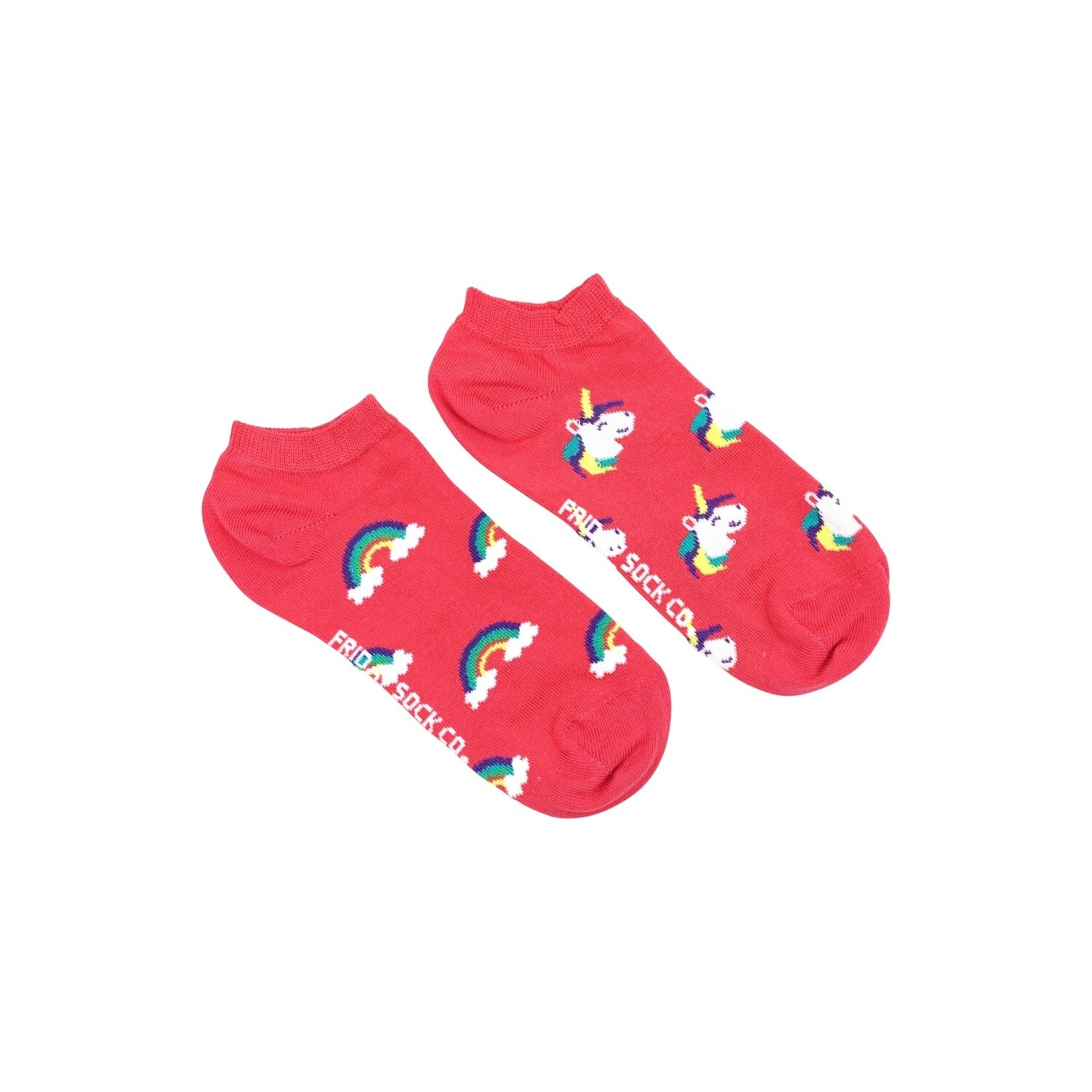 Women&#39;s Unicorn &amp; Rainbow Ankle Socks