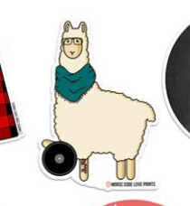 Hipster Llama