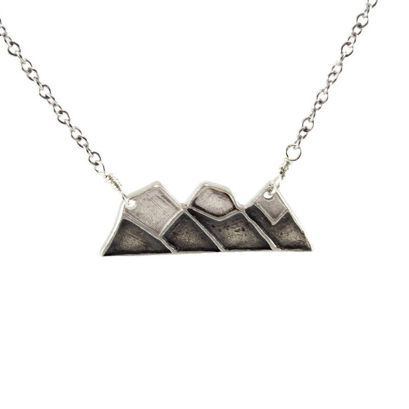 Three Sisters Mountain Necklace
