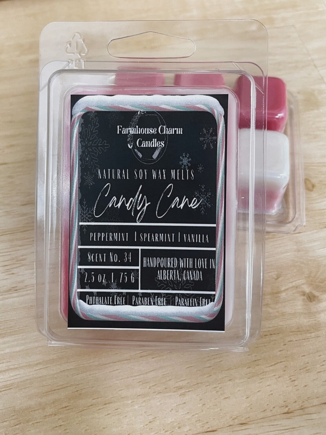 Candy Cane Soy Wax Melts