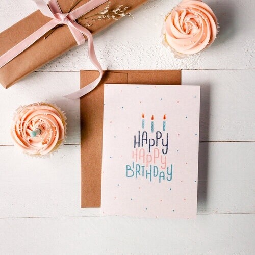 Happy Happy Birthday Card