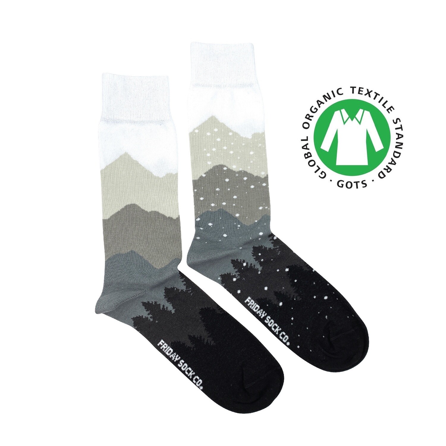 Men&#39;s Organic Cotton Mountain &amp; Snow Socks