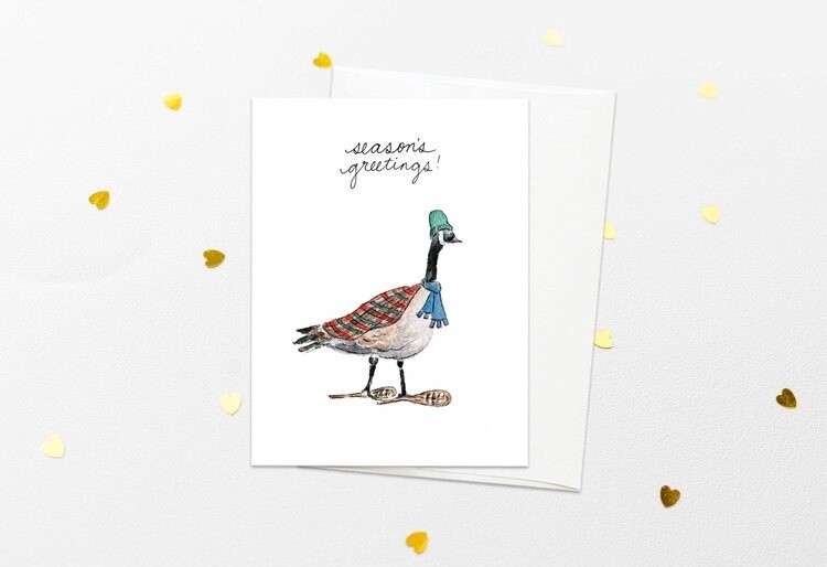 Canada Goose Season's Greetings Card