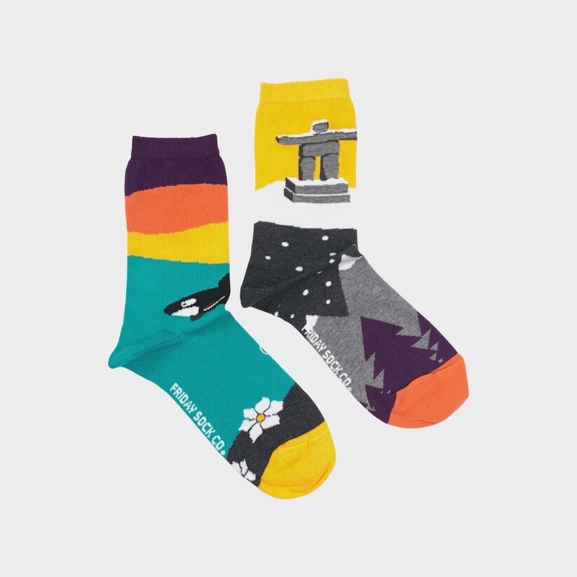Women&#39;s West Coast Canadian Landscape Socks