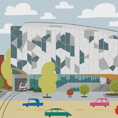 Art Print of Central Library