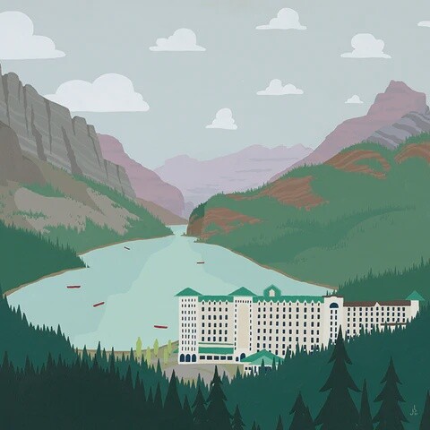 Art Print of Lake Louise