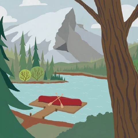 Art Print of Boreal Forest
