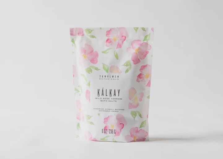 Kalkáy Wild Rose Yarrow Bath Salts