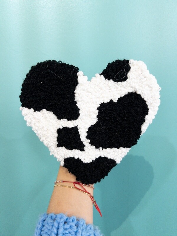Cow Print Heart