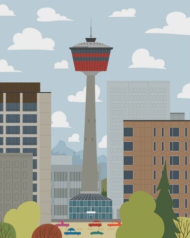 Art Print of Calgary Tower