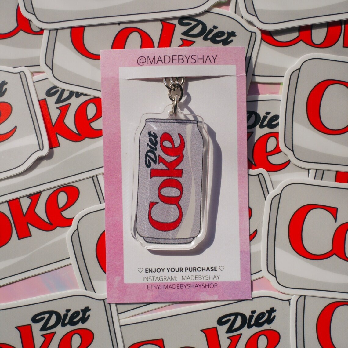 Diet Coke Keychain