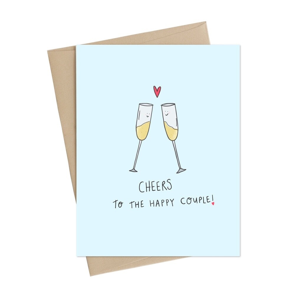 Cheers to the happy couple!