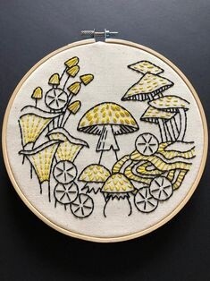Mushroom Embroidery Kit