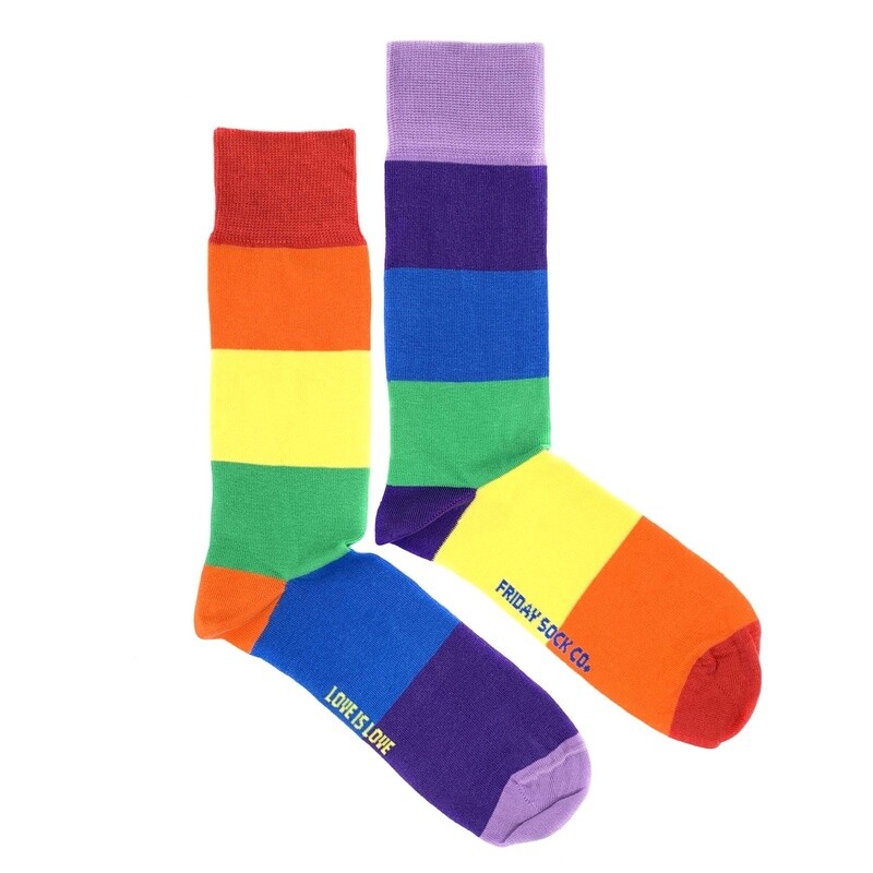 Men's Love is Love Rainbow Socks