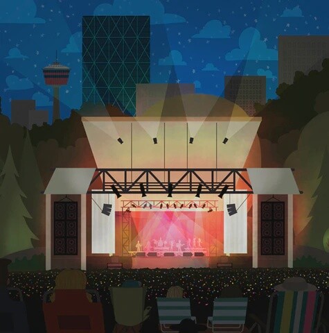 Art Print of Calgary folkfest