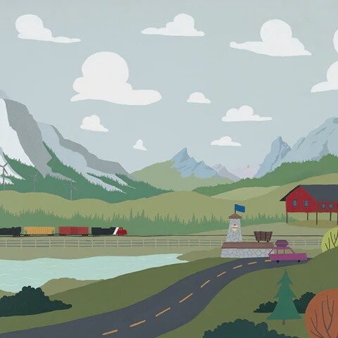 Art Print of Crowsnest Pass