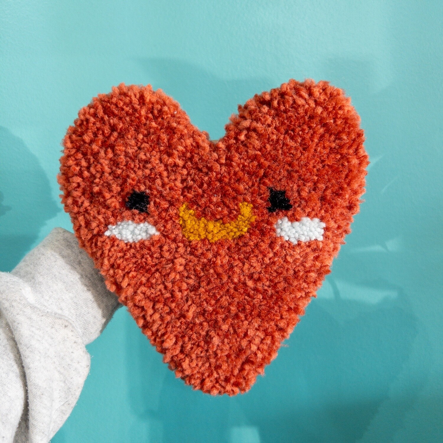 Red Smiley Heart