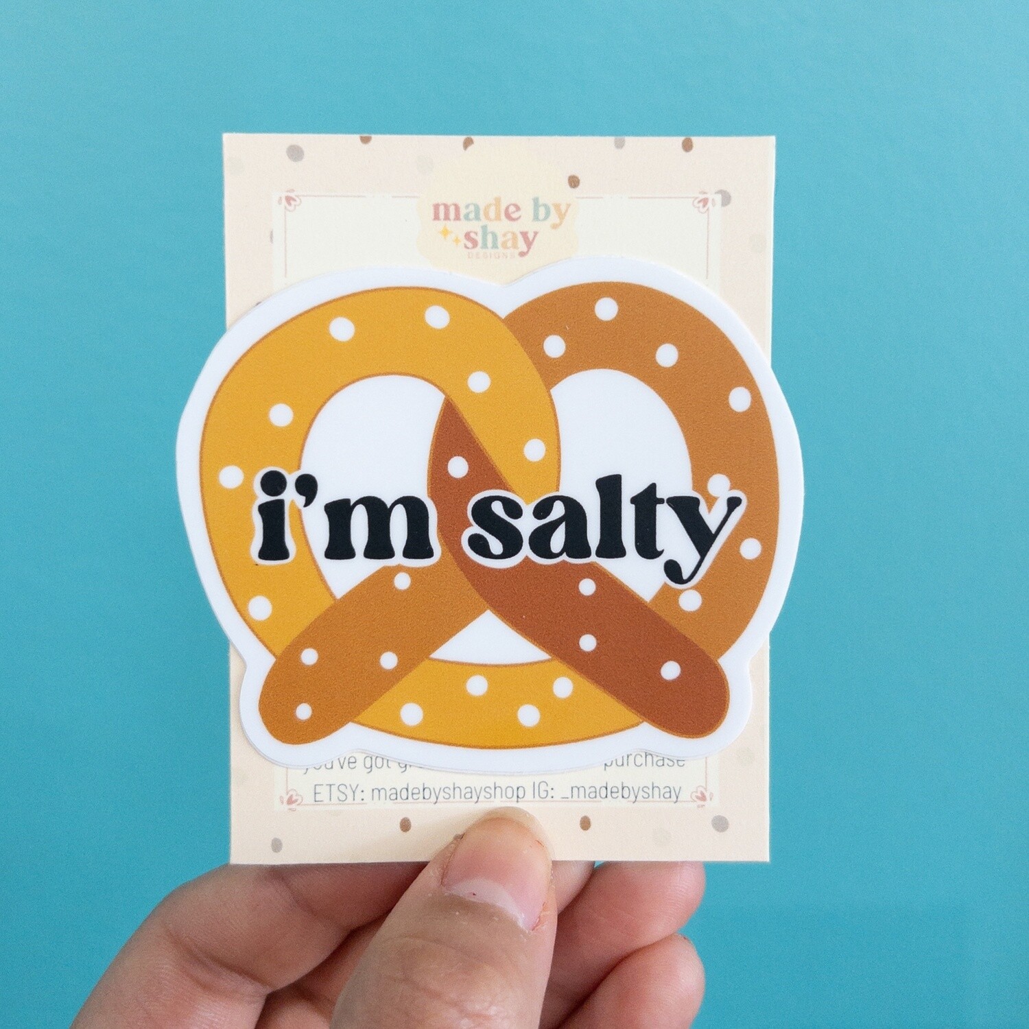 I'm Salty Sticker