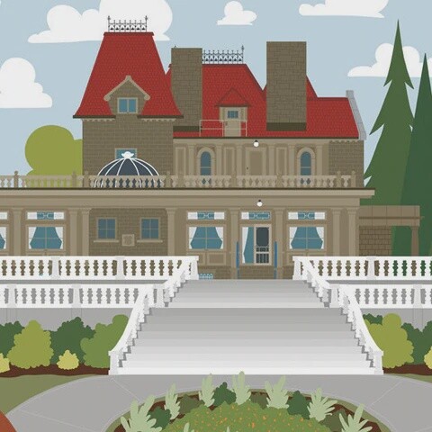Art Print of Lougheed House