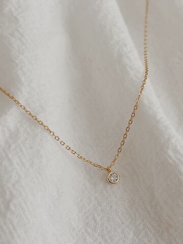 Megan Solitaire Necklace