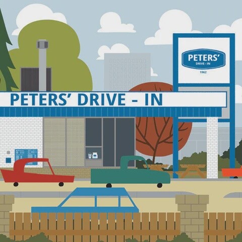 Art Print of Peters&#39; Drive In