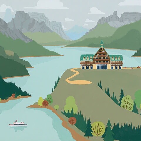 Art Print of Waterton