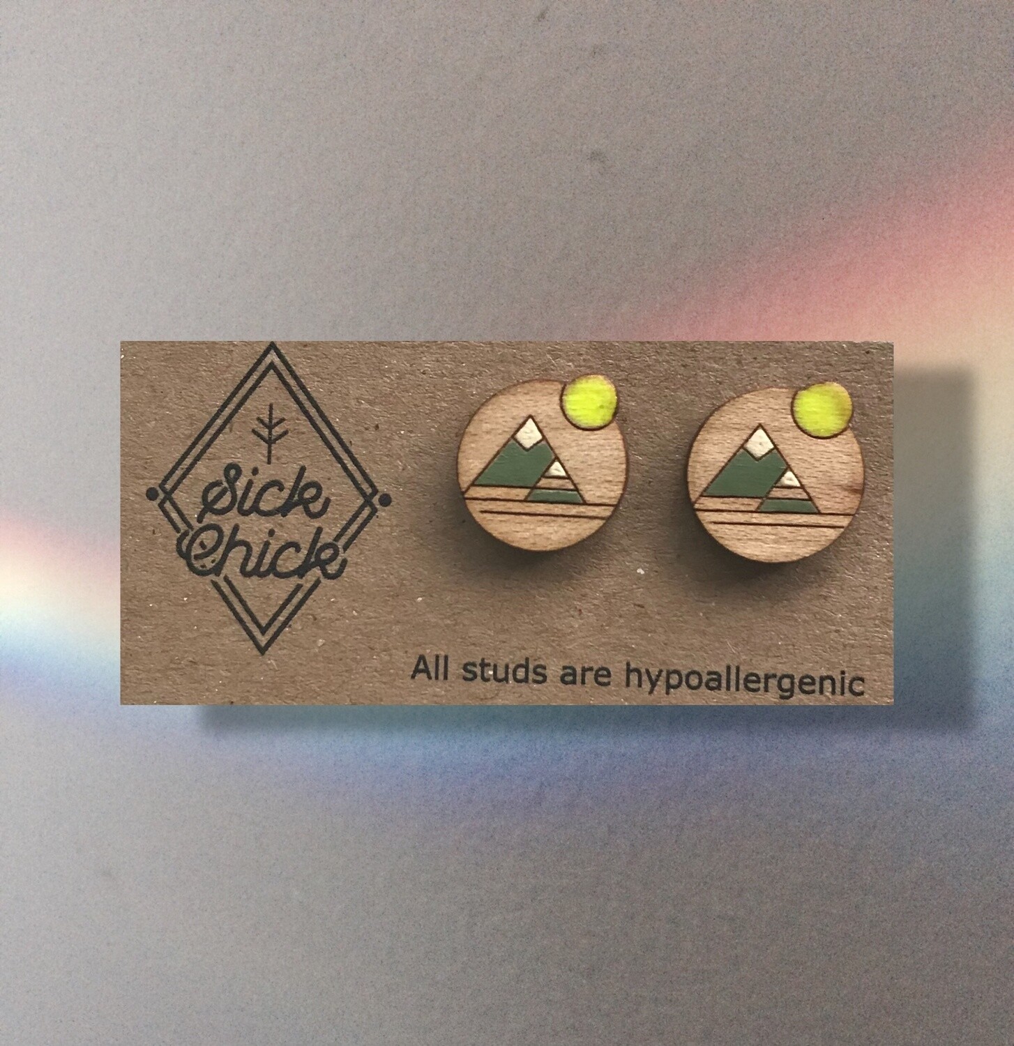 Earrings Sunny mountains