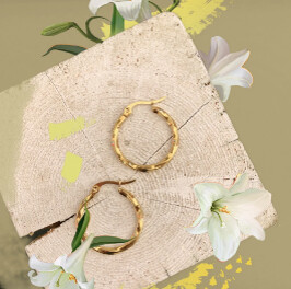 Alegra Twist Hoops