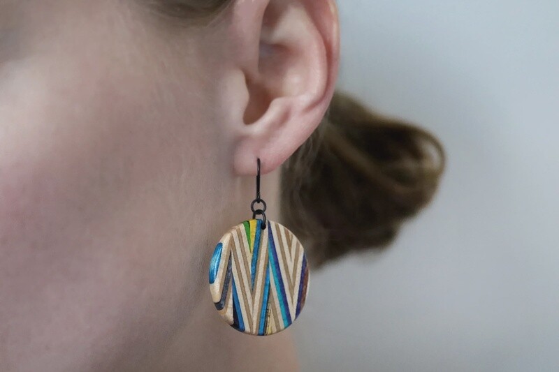 ZIGZAG DANGLE EARRINGS
