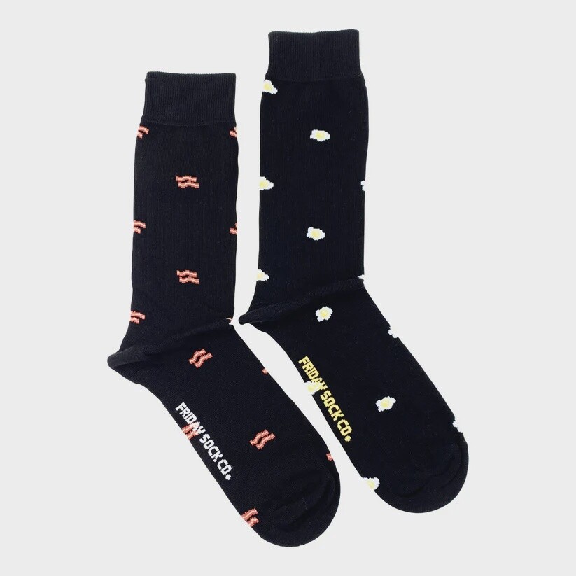 Men&#39;s Tiny Bacon &amp; Eggs Socks
