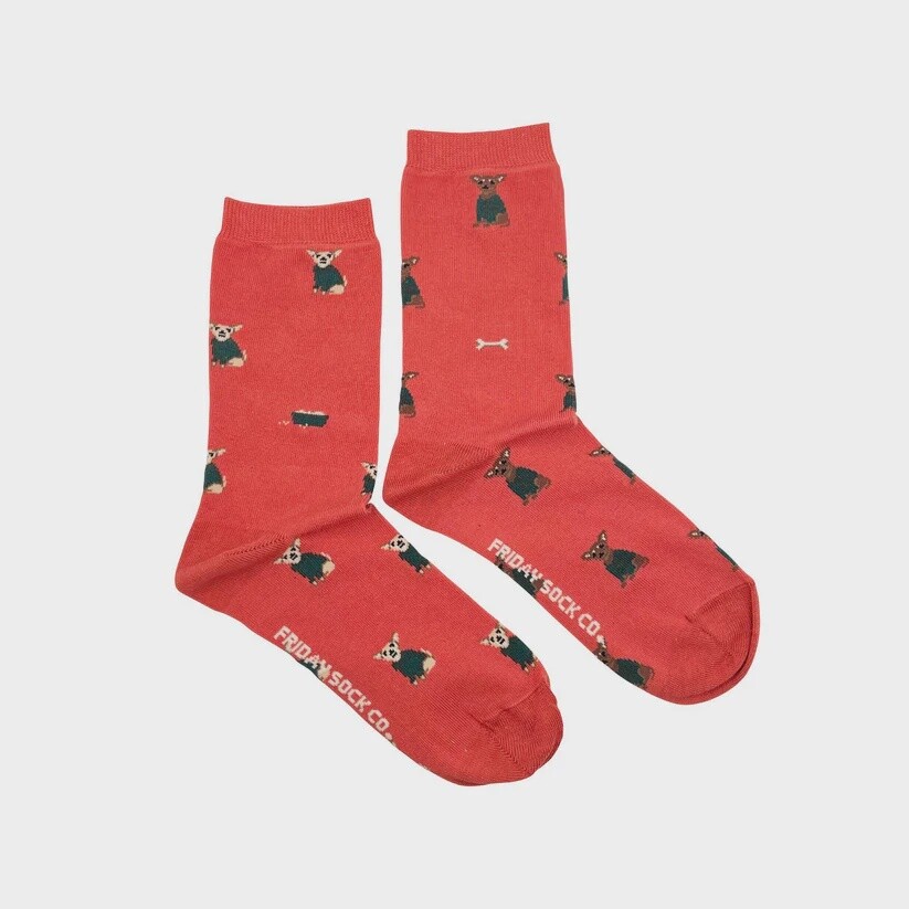 Women&#39;s Little Dogs in Sweaters Socks
