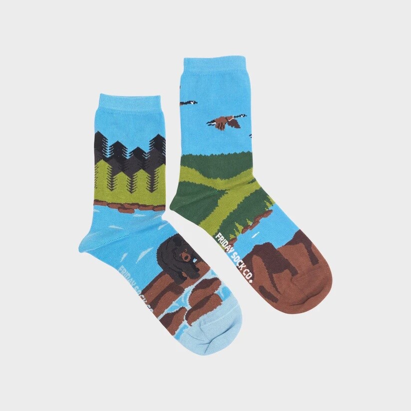 Women’s Canadian Shield Landscape Socks