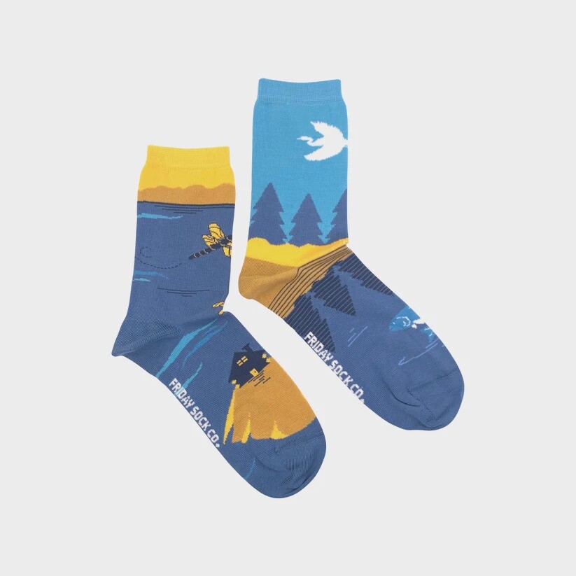 Women&#39;s Great Lakes Canadian Landscape Socks