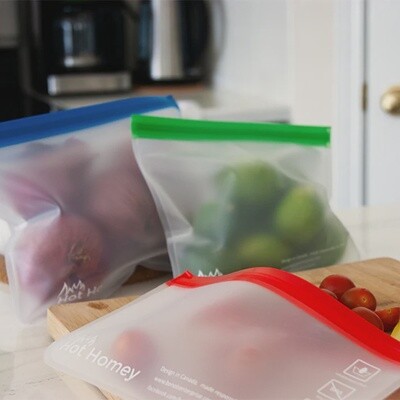 Reusable Snack & Lunch Bags 1Pcs Medium