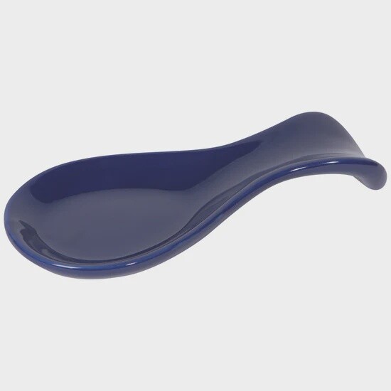 Navy Solid Spoon Rest
