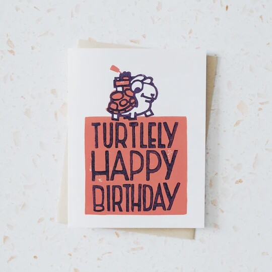 Turtlely Happy Birthday Card