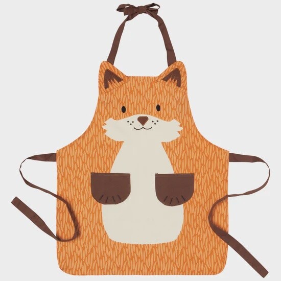Fox Daydream Kids Apron and Hat Set