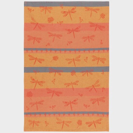 Dragonfly Woven Jacquard Dishtowel