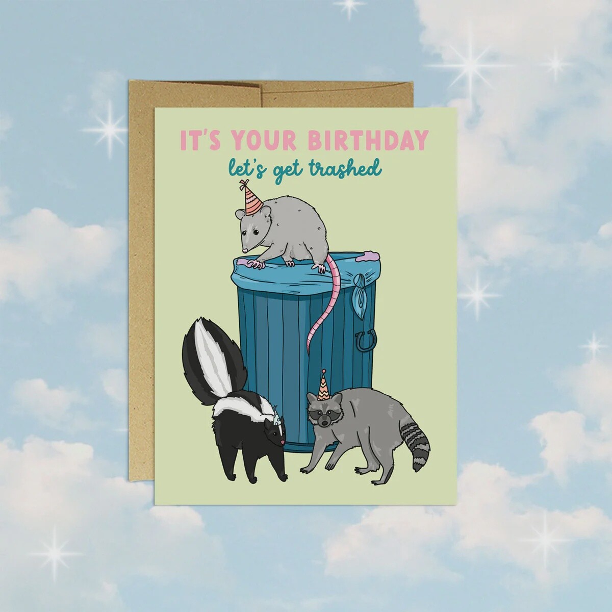 Trashed Birthday Card