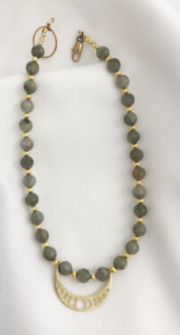 Labradorite Beaded Choker